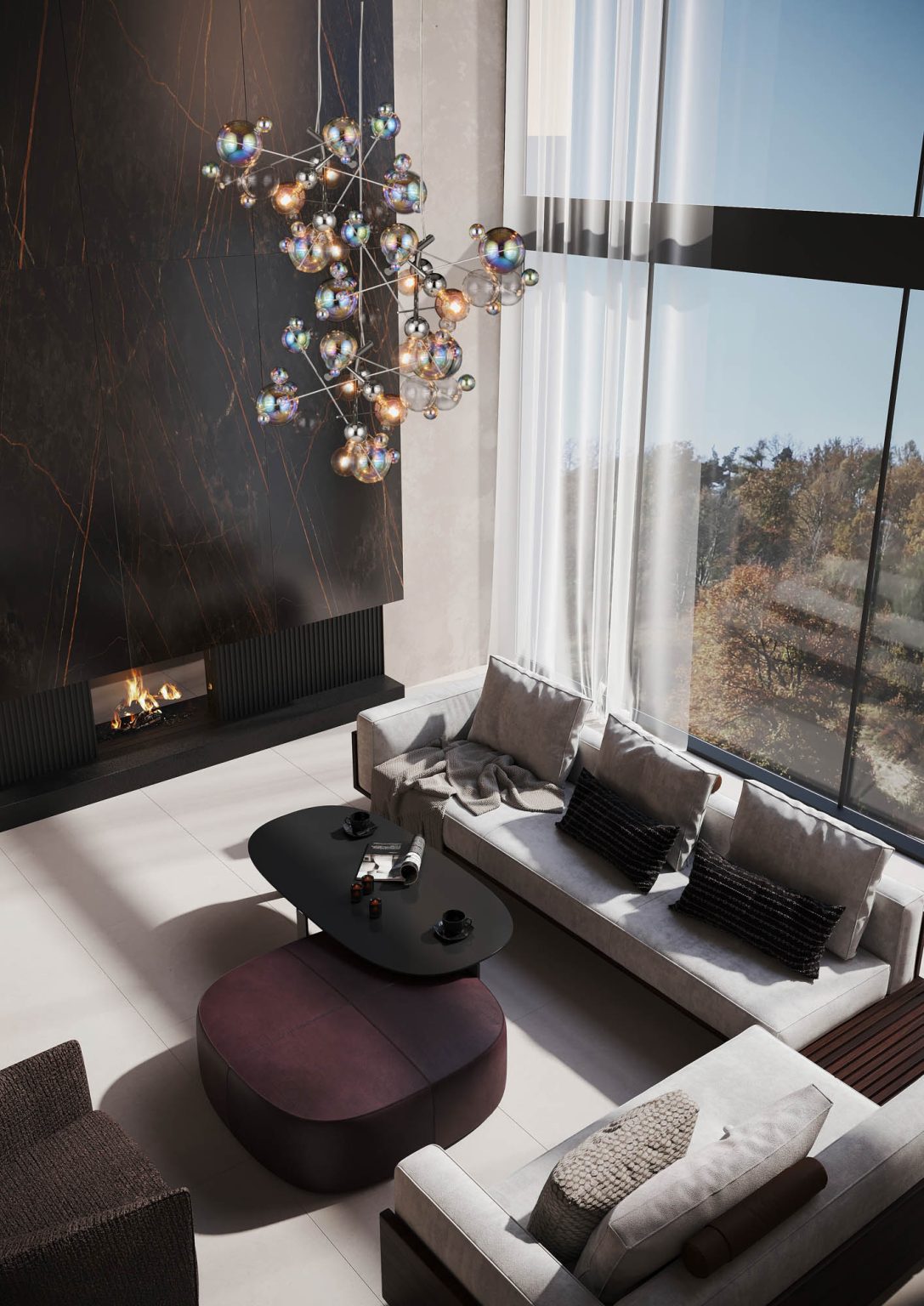 Brand van Egmond Bubbles Chandelier 90 - Ottevangers Lichtdesign